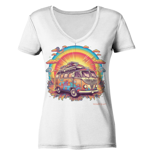 SunsetBulli - Ladies Organic V-Neck Shirt